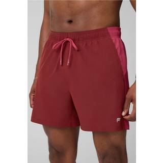 Fabletics Men's O2 Run Short Lined 5in Red Size L - Red - L