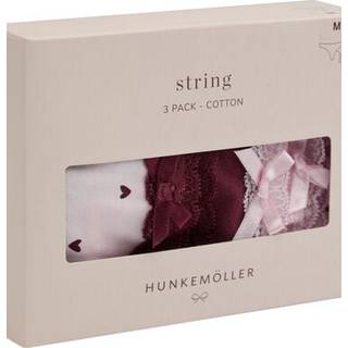 Hunkemöller Multipakning af Bomuldsstringtrusser Lyserød