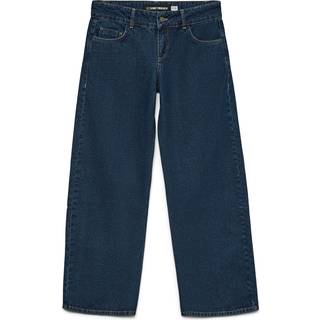Snrancy Lav Talje Wide Leg Fit Jeans