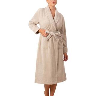 Trofe Terry Robe - Beige - Large