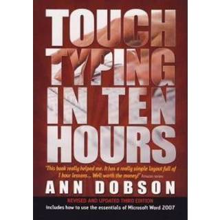 Touch Typing In Ten Hours, 3rd Edition