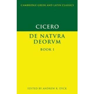 Cicero: De Natura Deorum Book I