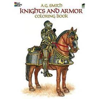 Knights and Armour Coloring Book