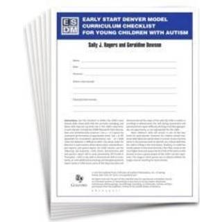 Early Start Denver Model Curriculum Checklist for Young Children with Autism, First Edition, Set of 15 Checklists, Each a 16-Page Two-Color Booklet