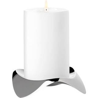 Stelton Papilio Uno Lysestage - Børstet Messing (Eksl. Lys)
