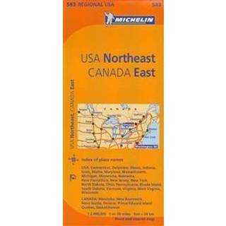 Michelin USA blad 583: Northeastern USA & Eastern Canada