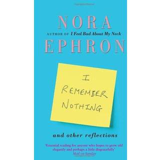 I Remember Nothing and other reflections