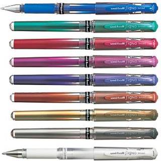 Uni-Ball Signo Broad UM-153 Gelroller 1mm - Grün-Metallic