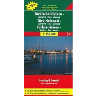 Türkische Riviera - Turkish Riviera: Antalya - Side - Alanya, Freytag & Berndt Road + Leisure Map