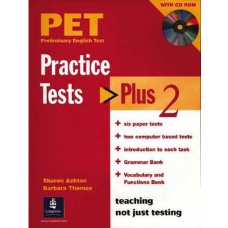 PET Practice Tests Plus 2: Book with CD-Rom