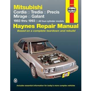 Mitsubishi Cordia, Tredia, Galant, Precis & Mirage (1983-1993) Haynes Repair Manual (USA)