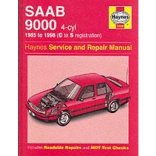 Saab 9000 (4-cyl) (85 - 98) Haynes Repair Manual