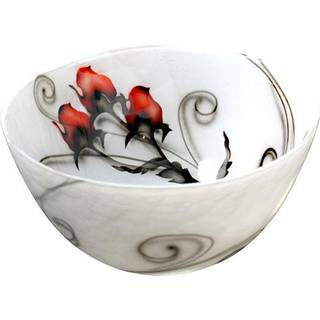 Krystalblækskål Rose, Ø 24 cm - Nybro