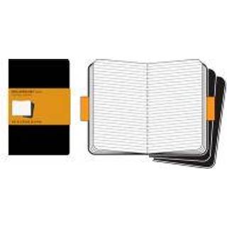 Moleskine Cahier Journal Linjeret Pocket Sort 3-Pak