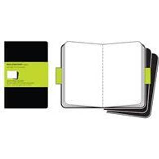 Moleskine, Cahiers Journal, 3 stk., stor, blank, sort