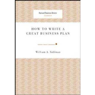 How to Write a Great Business Plan