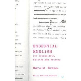 Essential English for Journalists, Editors and Writers