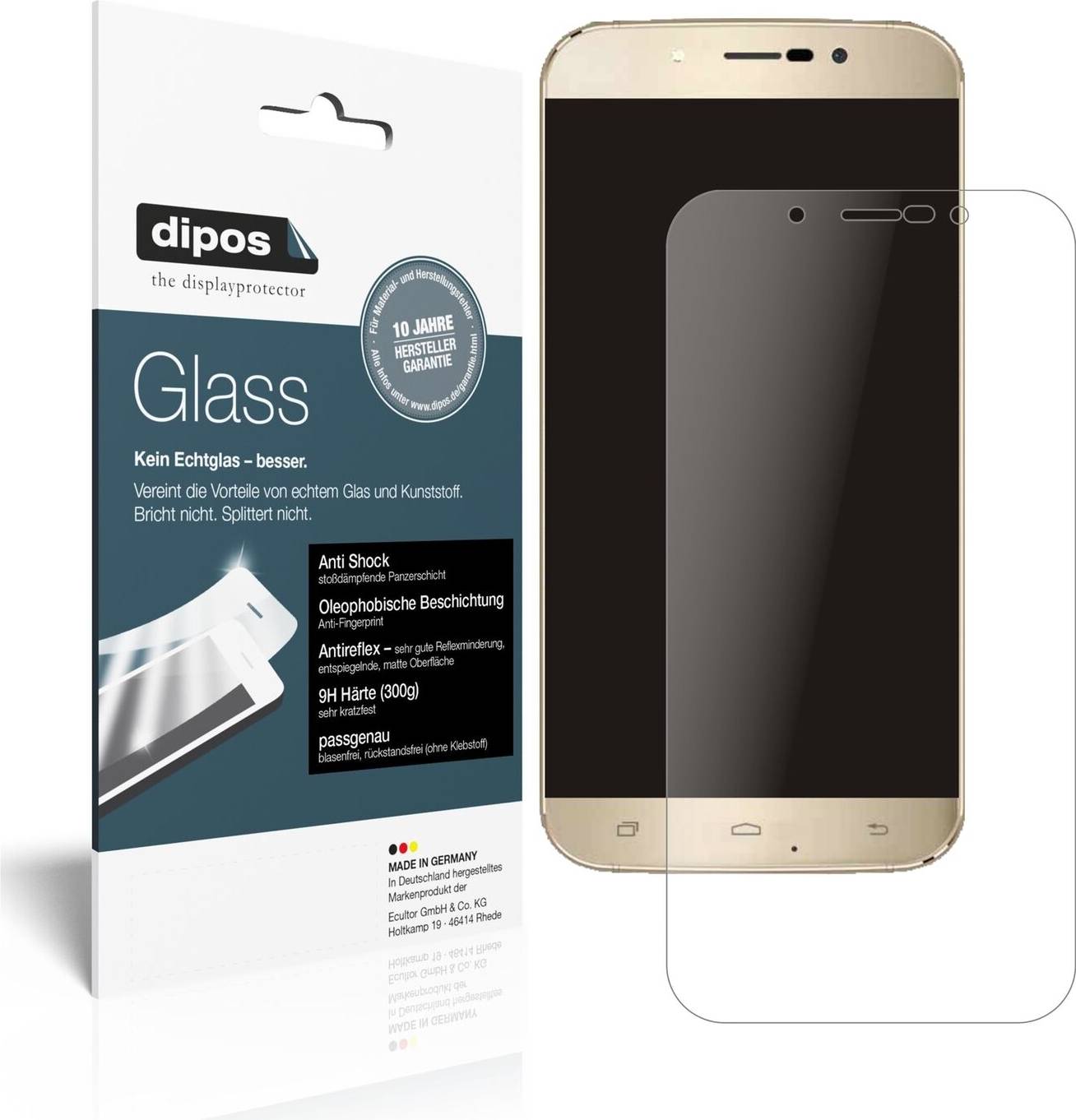 Dipos Screen Protector For Umidigi Rome X Matte 9H