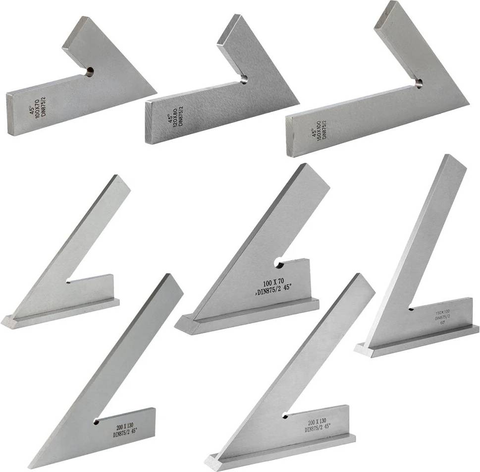 45 Degree Flat Edge Square Ruler Set Winkel