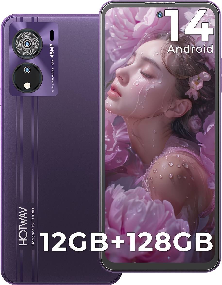 Note 12 EF Smartphone 6.8 Inch HD Purple