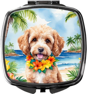 Caroline's Treasures DAC6409SCM Cockapoo Luau Compact Mirror