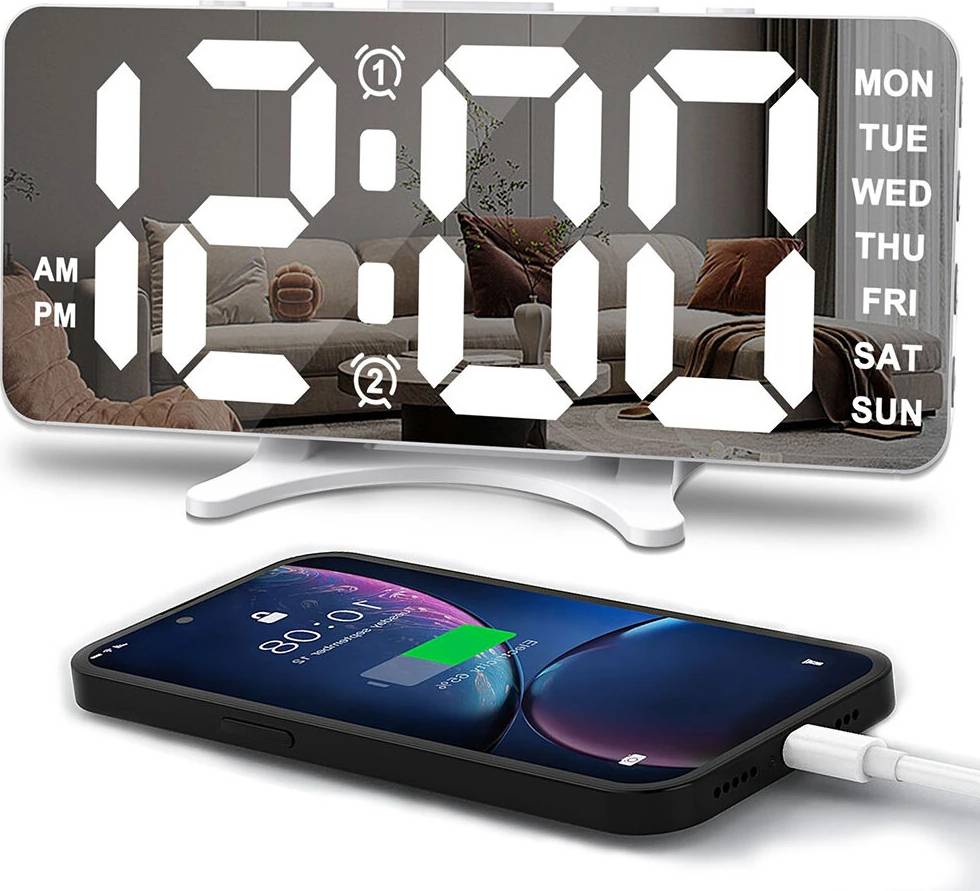 Smart LED Digital Clock Alarm Clock