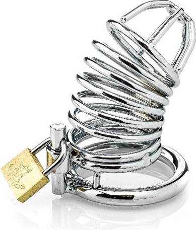 Cock cage Zenn Ringed Cock Cage With Cockring 45mm