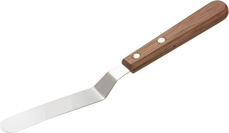 Angular con Mango de Madera Palisandro Acero Inoxidable