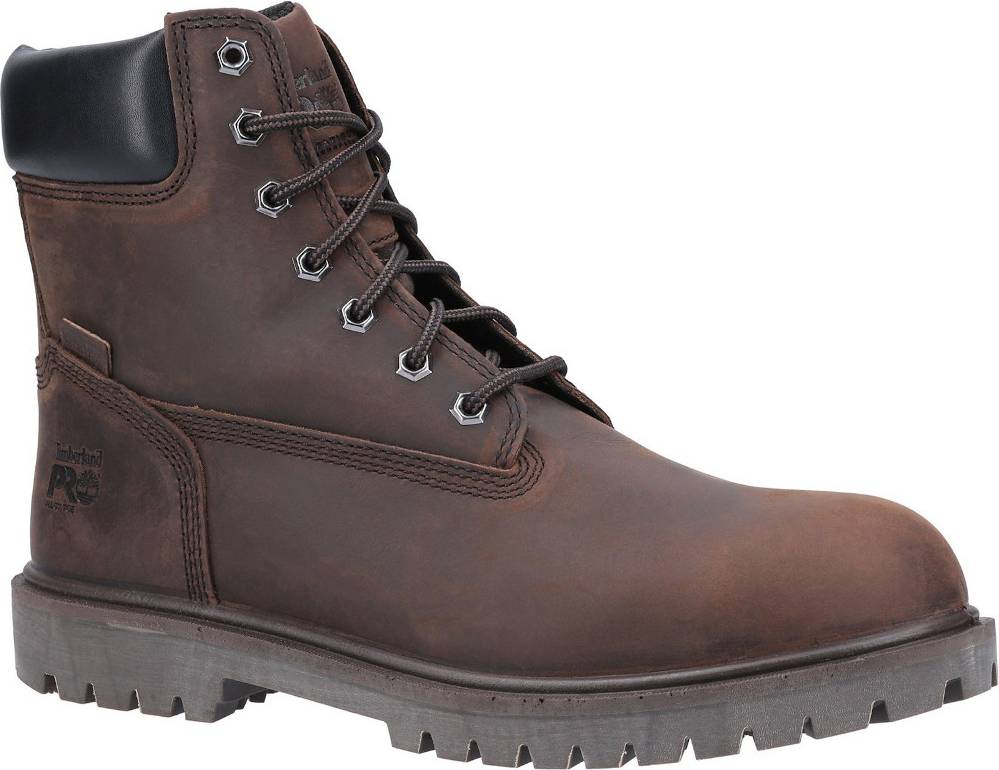 Pro Iconic Safety Toe Work Boots - Brown
