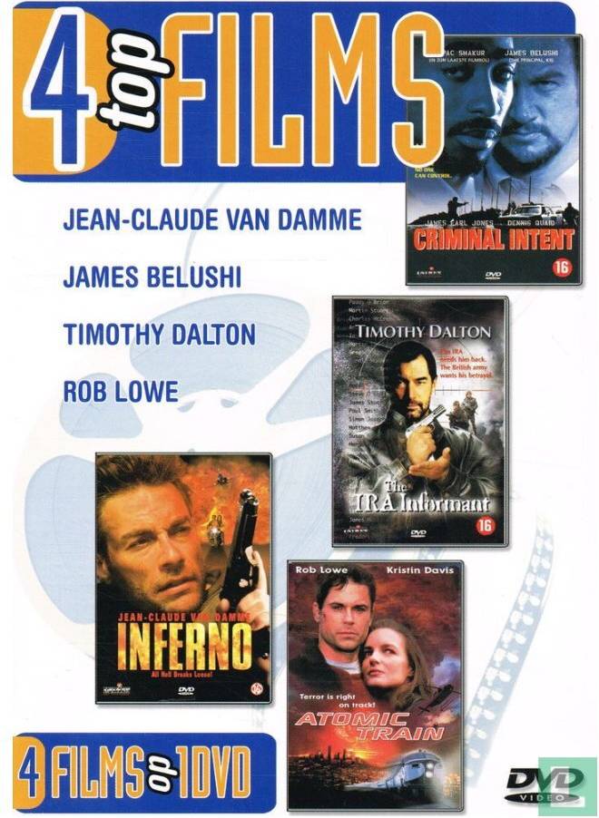 Basic DVD 4 Top Films Criminal Intent/Ira Informant/Inferno/Atomic Train