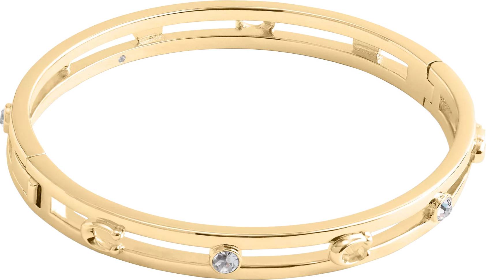 Coach bangle Coach Open Style Hinged Bangle - Gold
