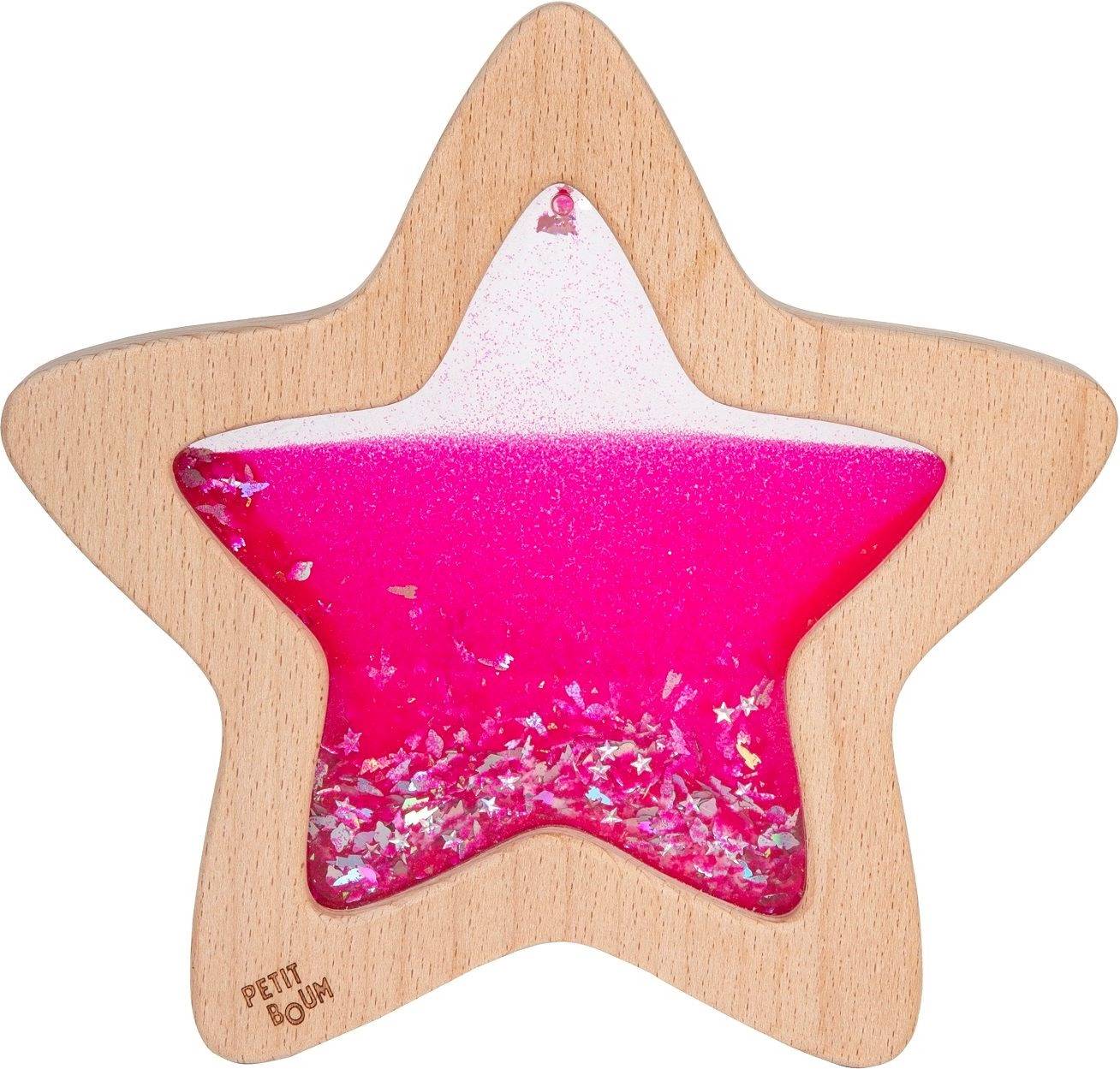 Petit Monkey Flow Star Trä Rosa One Size