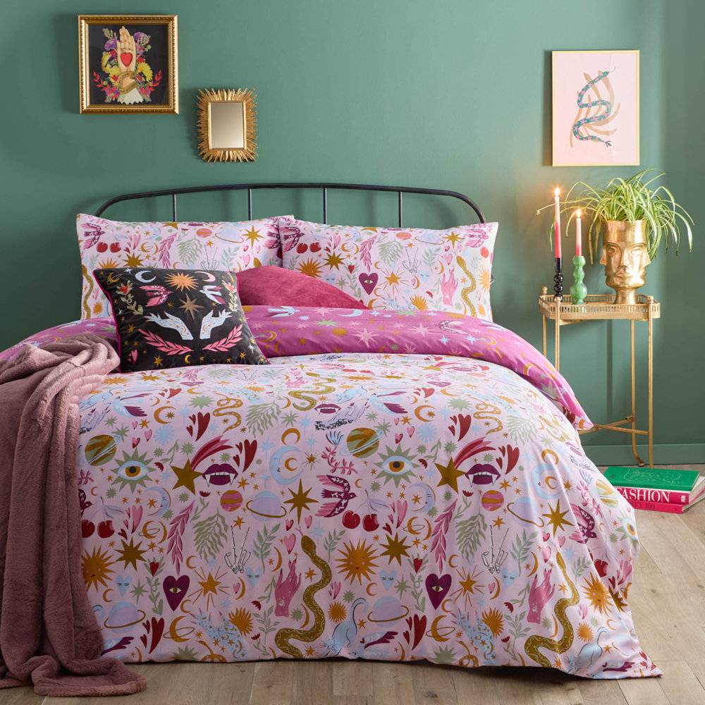 Pink Enchanted Reversible Set