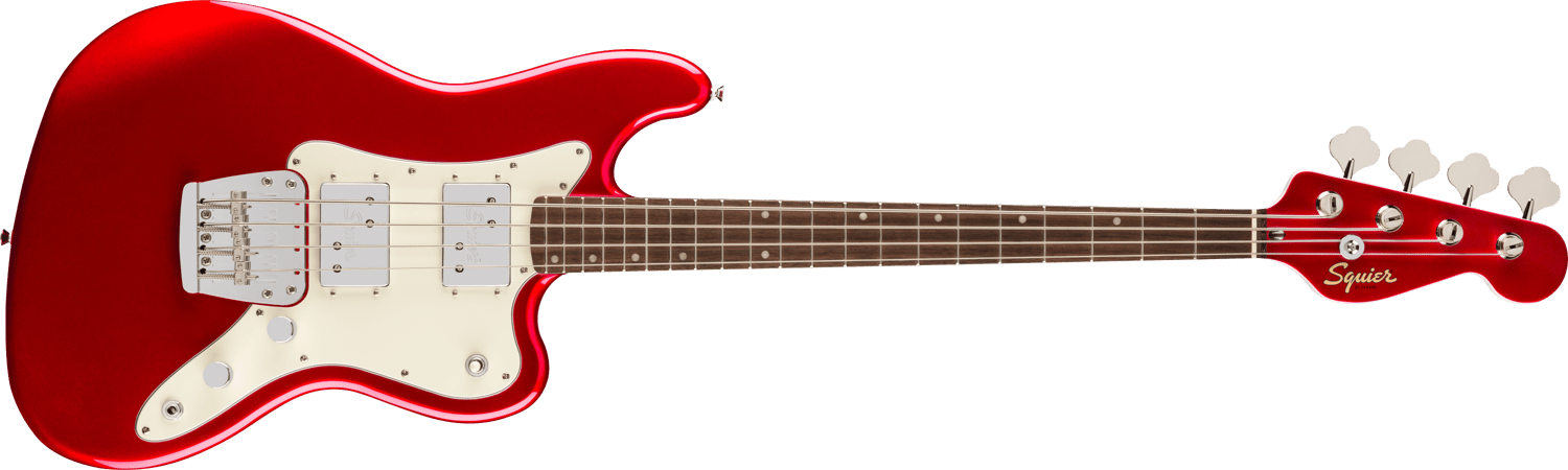 Fender Squier Limited Edition Paranormal Rascal Bass HH Candy Apple Red