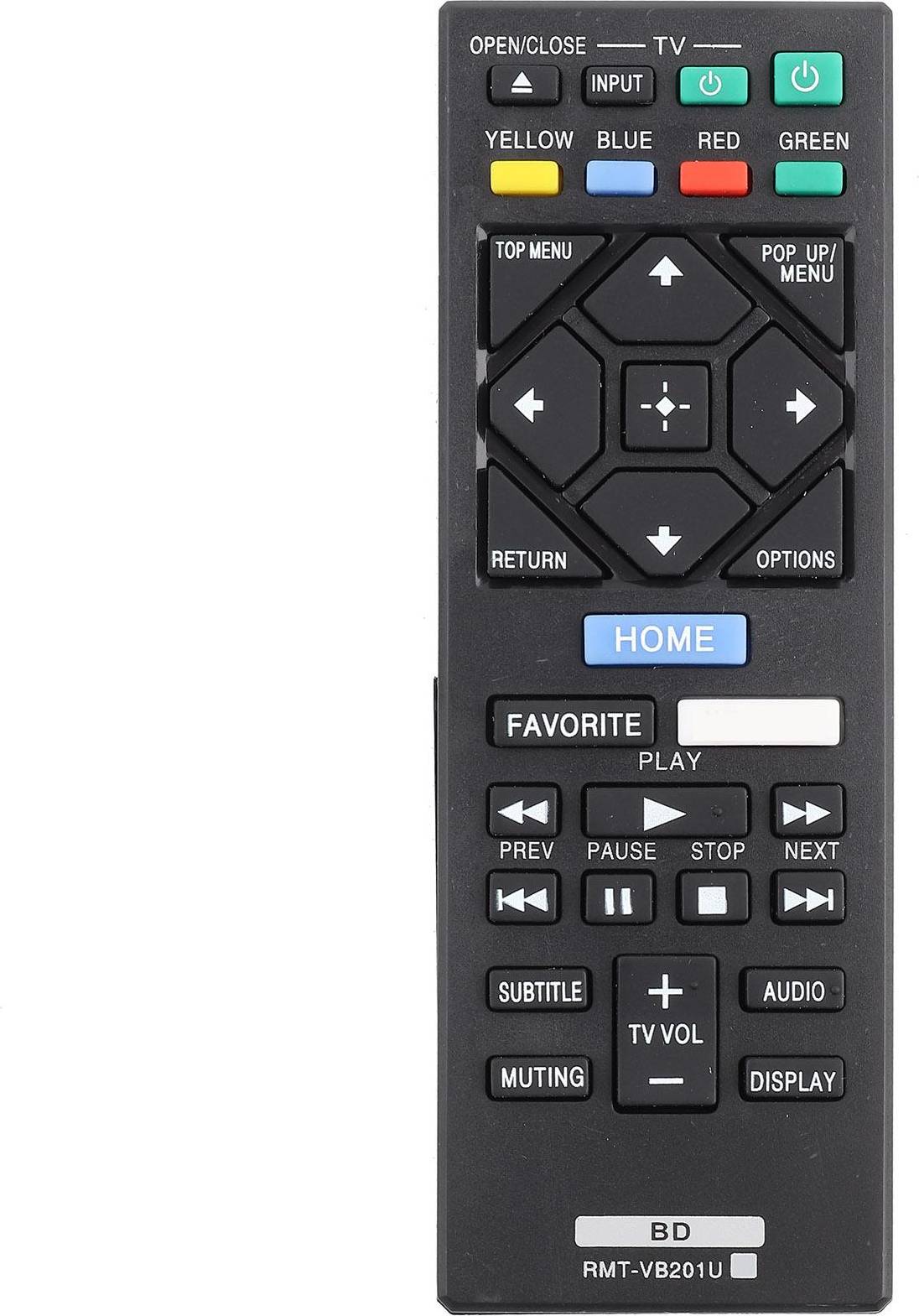 Replacement RMTVB201U DVD BluRay Remote Control