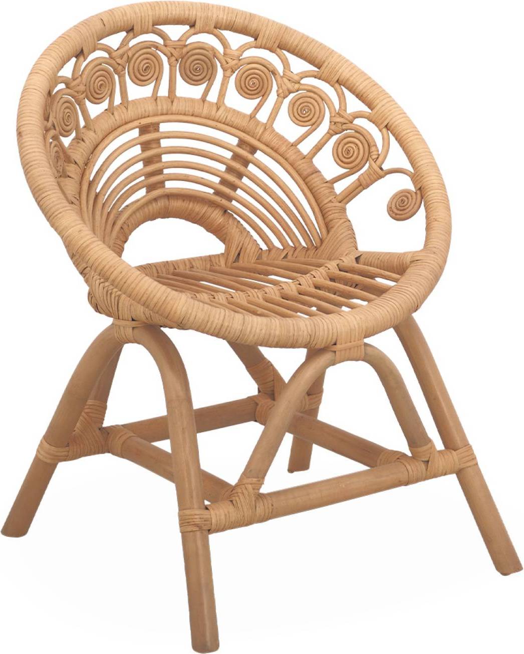 Sweeek Children's Rattan Chair Alice Natural