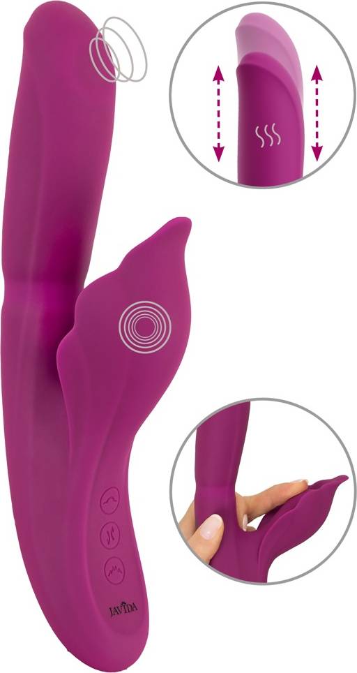 4-i-1 G-Punkt Rabbitvibrator Lilla