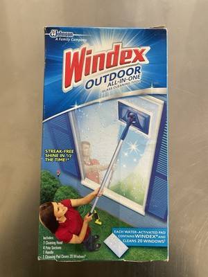 Outdoor All In One Glass And Window Cleaner Tool Starter Kit Sealed