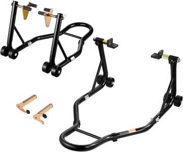 Motorcycle lift VEVOR Motorcycle Front & Rear Stand Lift Spoolift Paddock Swingarm Arm - Black