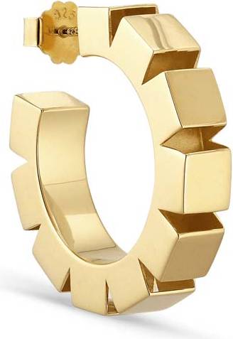 Jane Kønig Chunky Magic Hoop Dam Creoler - Guld