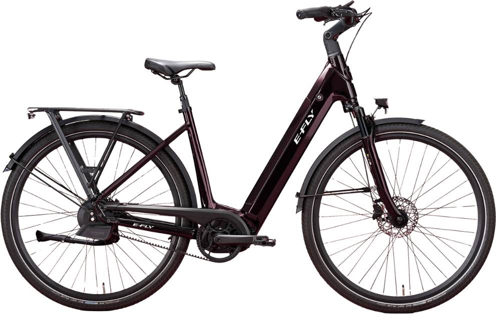 E-Fly Elcykel Rhea Centermotor Midnight Violet