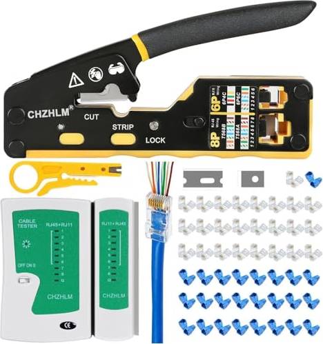 Amazon RJ45 Crimp Tool Kit 6P RJ11/12