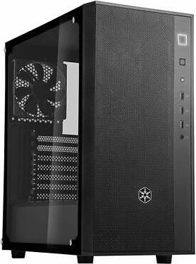 Silverstone Fara R1 Tempered Glass Black