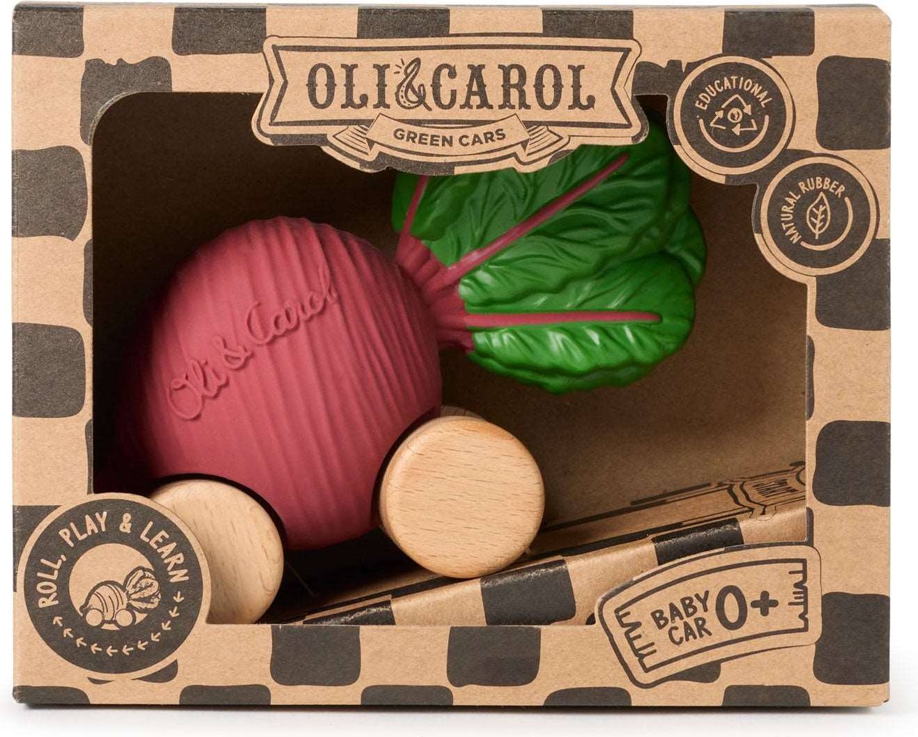 Betty The Beetroot Car Toy Rosa