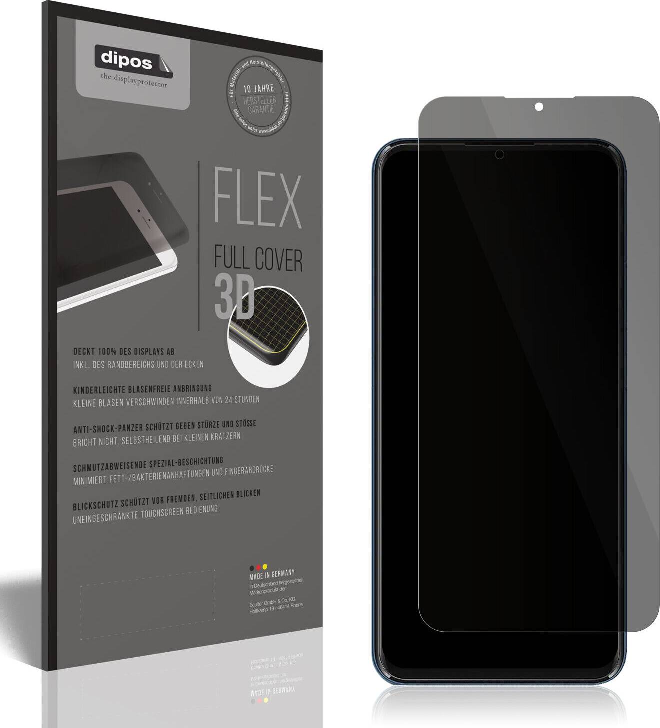 Dipos Full Cover Privacy Film for Mobicel RX17 Screen Protector