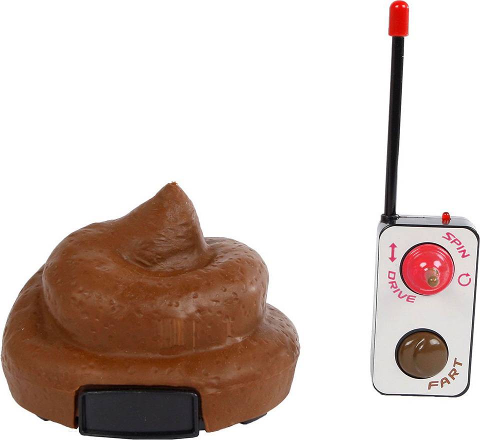 RC Distance Controllable Turd 14 Cm Brown