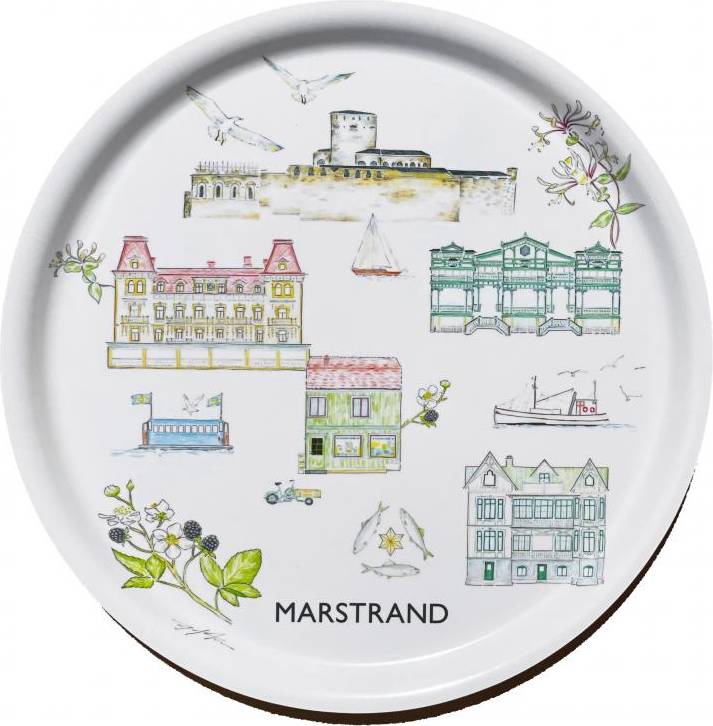Tehuset Java Marstrand Collection Bricka Rund Serveringsbricka