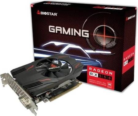 Tlily Biostar Radeon RX 550 2 GB GDDR5 Graphics Card