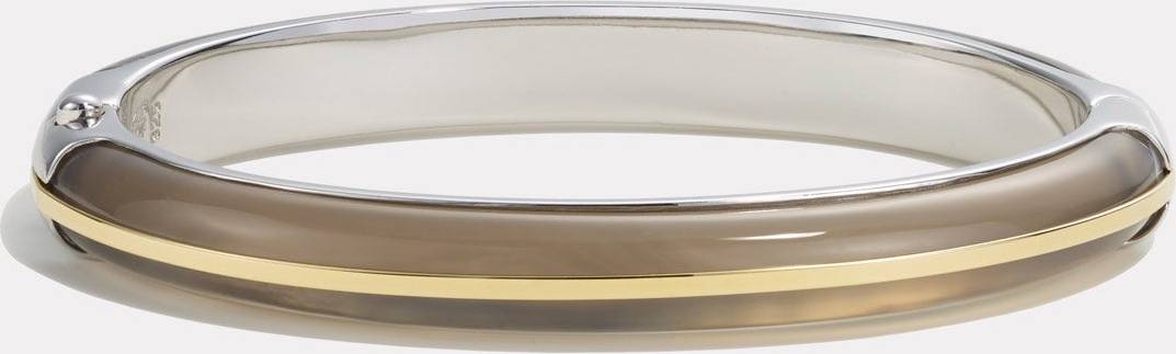 Essential Stacking Bangle - Grey Agate