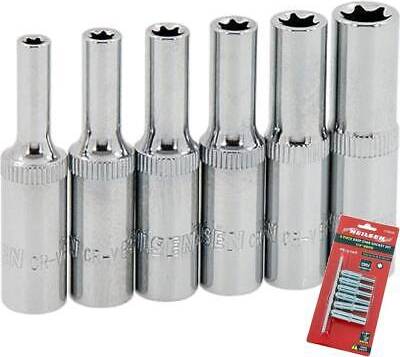Neilsen deep star profile sockets e4 - e10 set 5pc 1/4" socket rail Socket Bit